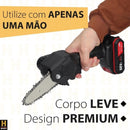 Mini Moto Serra Elétrica - Recarregável - Bivolt
