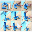 Aspirador de Piscina Portátil a Vácuo - Remove Lodo, Folhas e Insetos