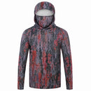 Camisa Masculina Proteção Solar UV50+ com Capuz e Máscara