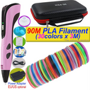 Caneta de Impressão 3D com Tela LCD e Filamento Incluso