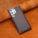 Capa Samsung de Couro Clássico Premium