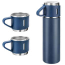 Conjunto Garrafa Térmica Inox com 3 Canecas