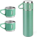 Conjunto Garrafa Térmica Inox com 3 Canecas