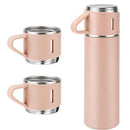 Conjunto Garrafa Térmica Inox com 3 Canecas