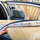 Cortina para Janelas de Carro Laterais Magnéticas com Proteção Solar e Bloqueio UV