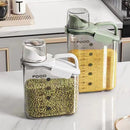 Dispenser Organizador de Alimentos Hermético com Medidor - FreshFlow