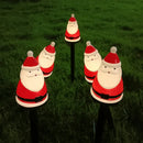 Espeto Solar Natalino Papai Noel para Jardim e Área Externa