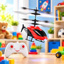 Helicóptero de Controle Remoto com Sensor Recarregável