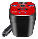 Inversor de Energia Automotivo com Display LED e Carregador Multifuncional de Carro