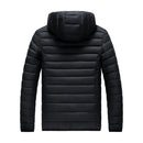 Jaqueta Masculina de Inverno Corta Vento Acolchoada