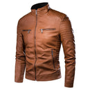 Jaqueta de Couro Casual Masculina - UrbanChic