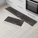 Kit 2 Tapetes Estampados para Cozinha Antiderrapante