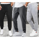 Kit 3 Calças Masculino de Moletom Jogger Flaneladas