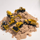Kit 6 Veículos de Construção Infantil de Metal