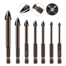 Kit com 7 Peças de Broca Universal