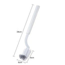 Lixeira Slim Click para Banheiro com Escova para Vaso Sanitário Integrada