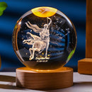 Luminária Bola de Cristal dos Signos LED - AstroGlow