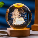 Luminária Bola de Cristal dos Signos LED - AstroGlow