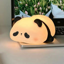 Luminária LED Noturna Panda Preguiçoso em Silicone