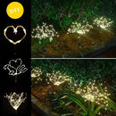 Luminária Led Solar de Fogos de Artifícios Impermeável