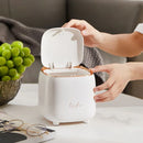 Mini Lixeira Decorativa com Tampa Press