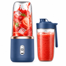 Mini Liquidificador Portátil Recarregável com 2 Copos 400ml e 6 Lâminas