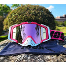 Óculos Motocross Esportivos com Proteção UV