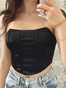 Top Corset Feminino Tomara que Caia