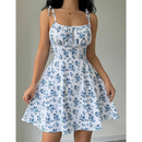 Vestido Feminino Curto Floral de Verão
