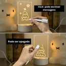 Luminária de Escrever e Epagar em LED