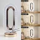 Luminária de Mesa Luxuosa em Cristal