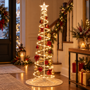 Árvore de Natal LED 1,8m Dobrável com Pisca-Pisca