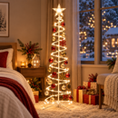 Árvore de Natal LED 1,8m Dobrável com Pisca-Pisca